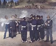 Edouard Manet The execution of Emperor Maximiliaan oil painting on canvas